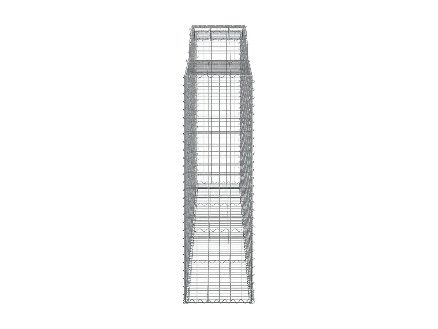 Cestos gabião arqueados 15 peças 300x50x160/180 ferro galvanizado