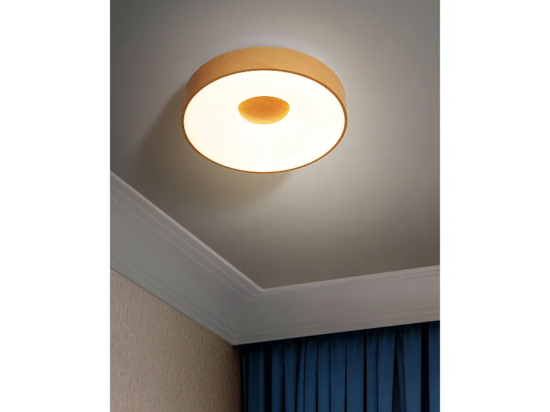 Lampadario a LED BRAGOTO con dimmer Metallo Marrone chiaro