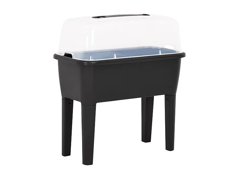 Plantenbak verhoogd 77x38,7x82 cm PP