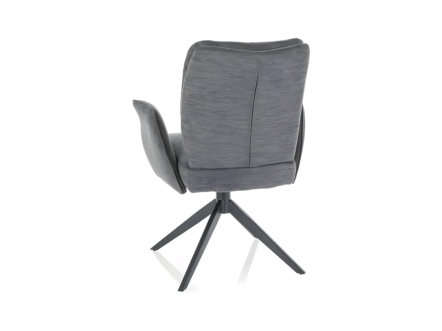 Stuhl Wing/180° Drehung/Stoffbezug/Anthrazit