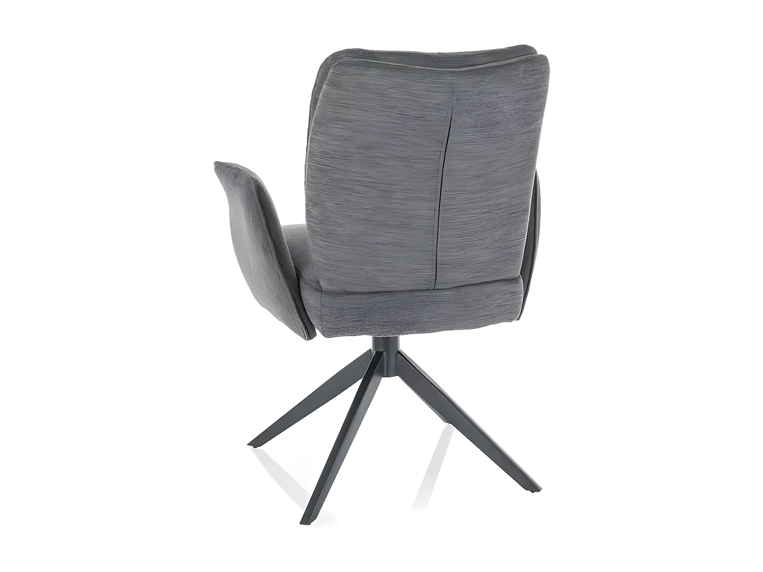 Sedia Wing/Rotazione di 180°/rivestimento in tessuto/Antracite