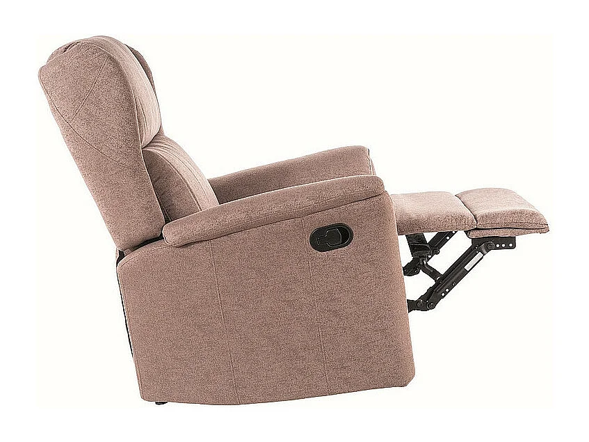 Fotel ZEUS brązowy rozkładany