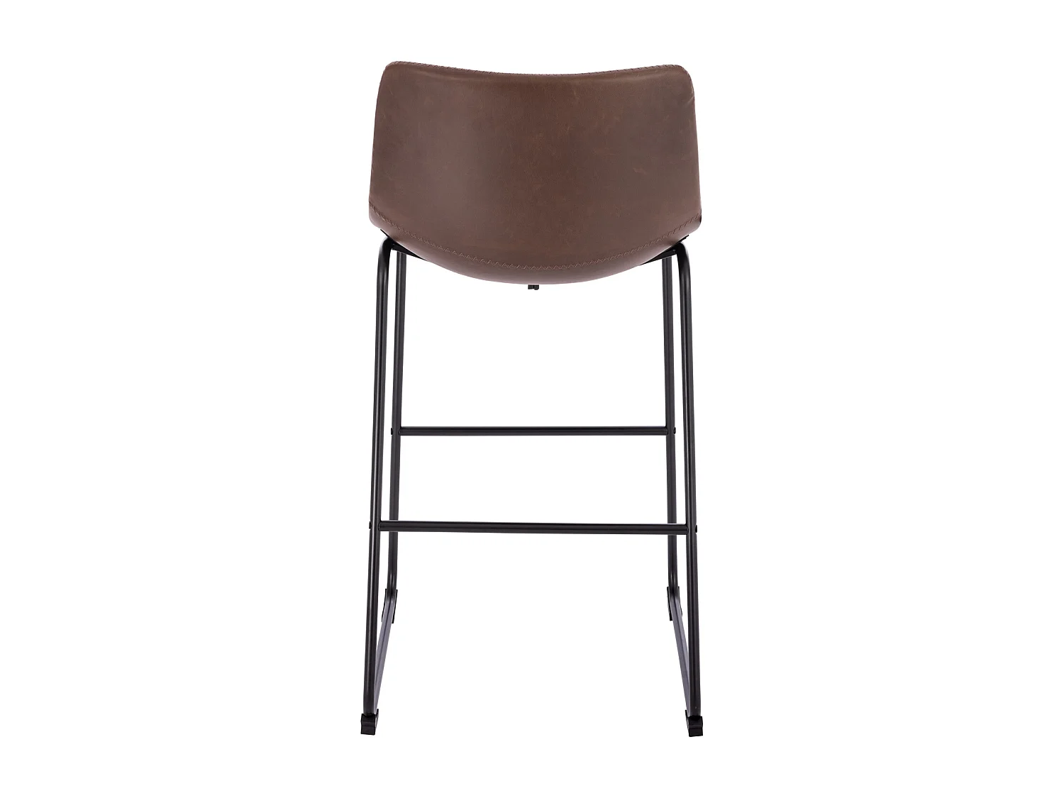 Set de 2 tabourets de bar en similicuir