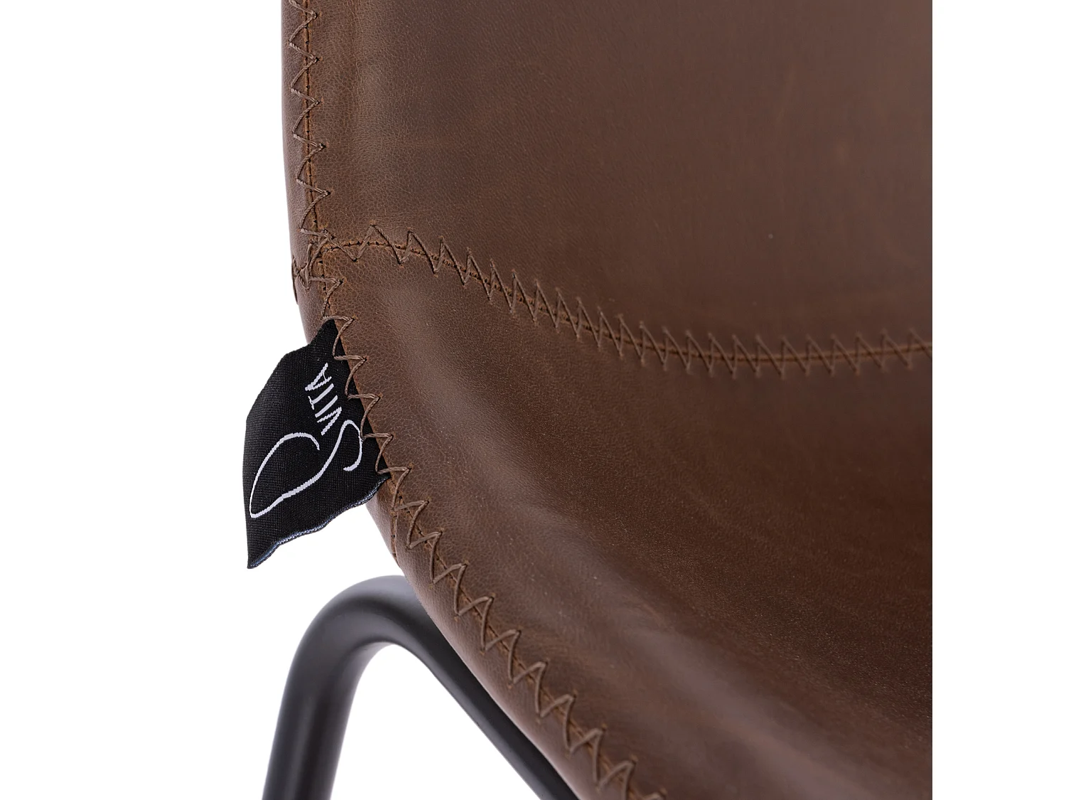 Set de 2 tabourets de bar en similicuir