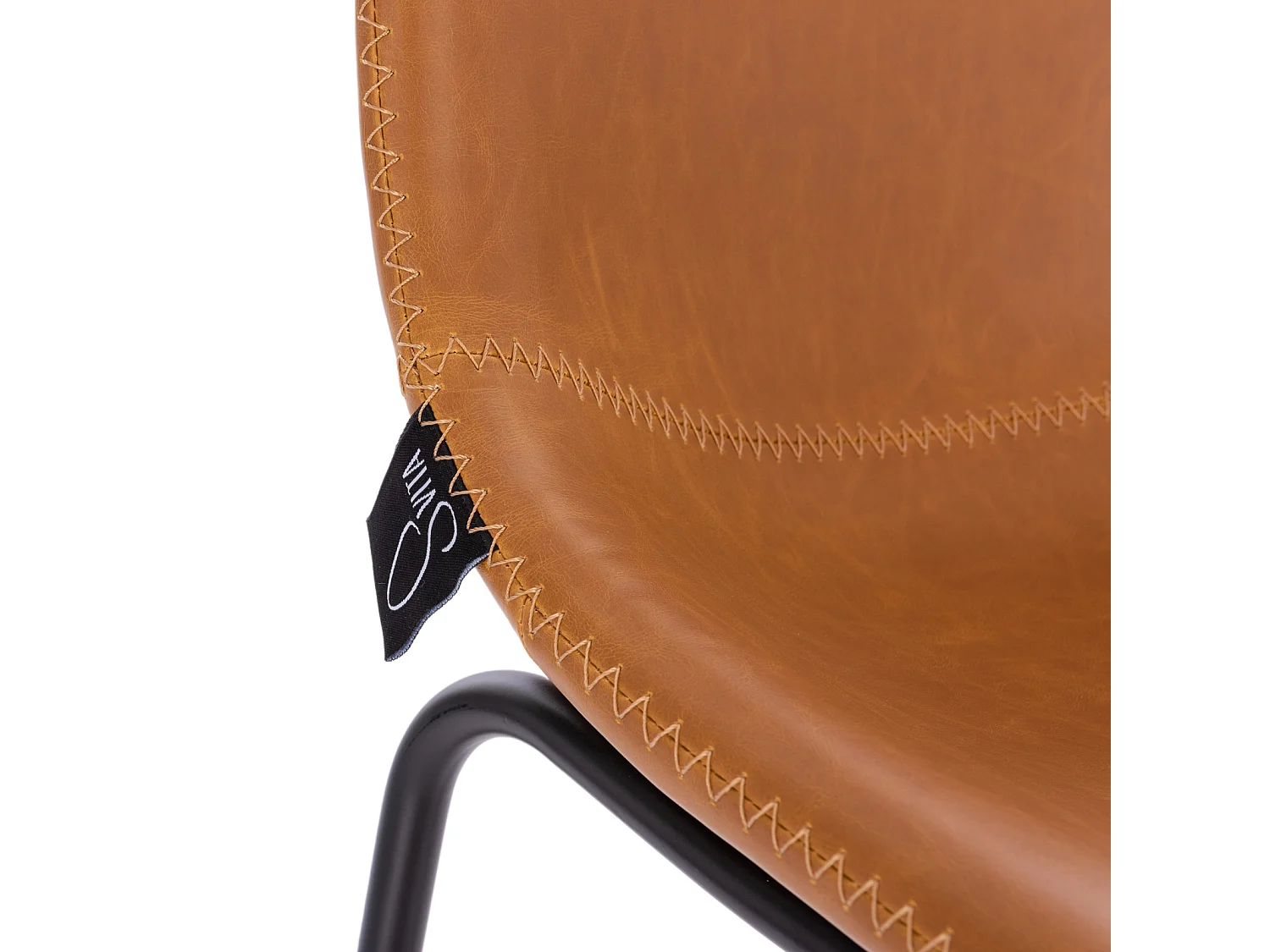 Set de 2 tabourets de bar en similicuir