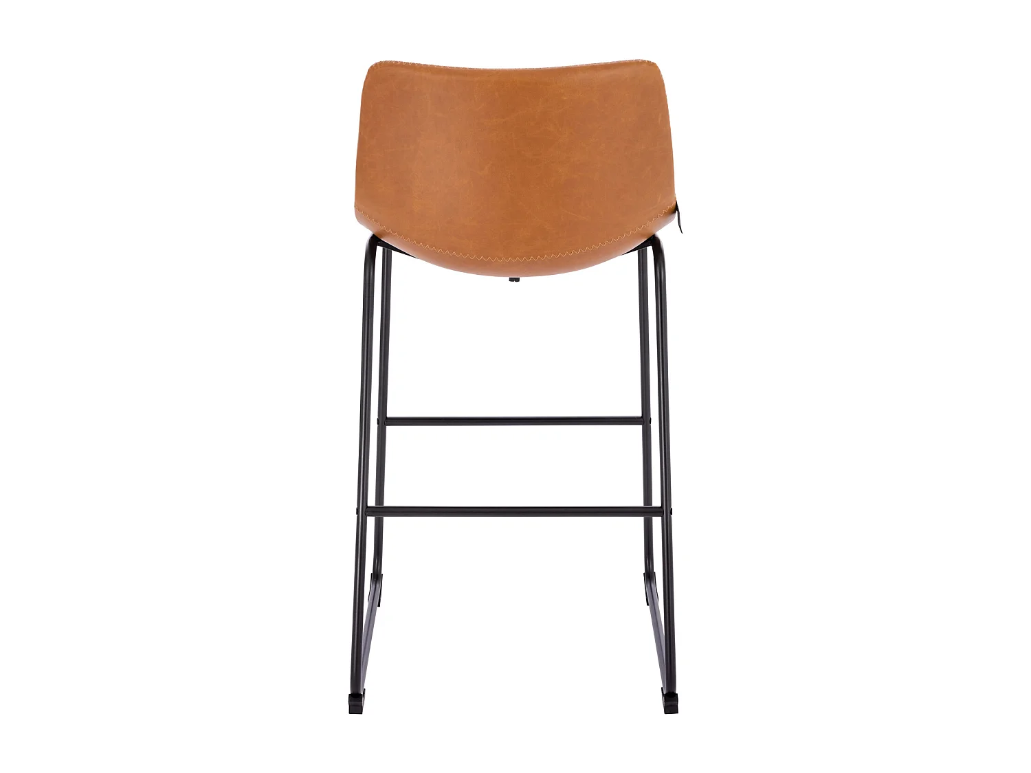 Set de 2 tabourets de bar en similicuir