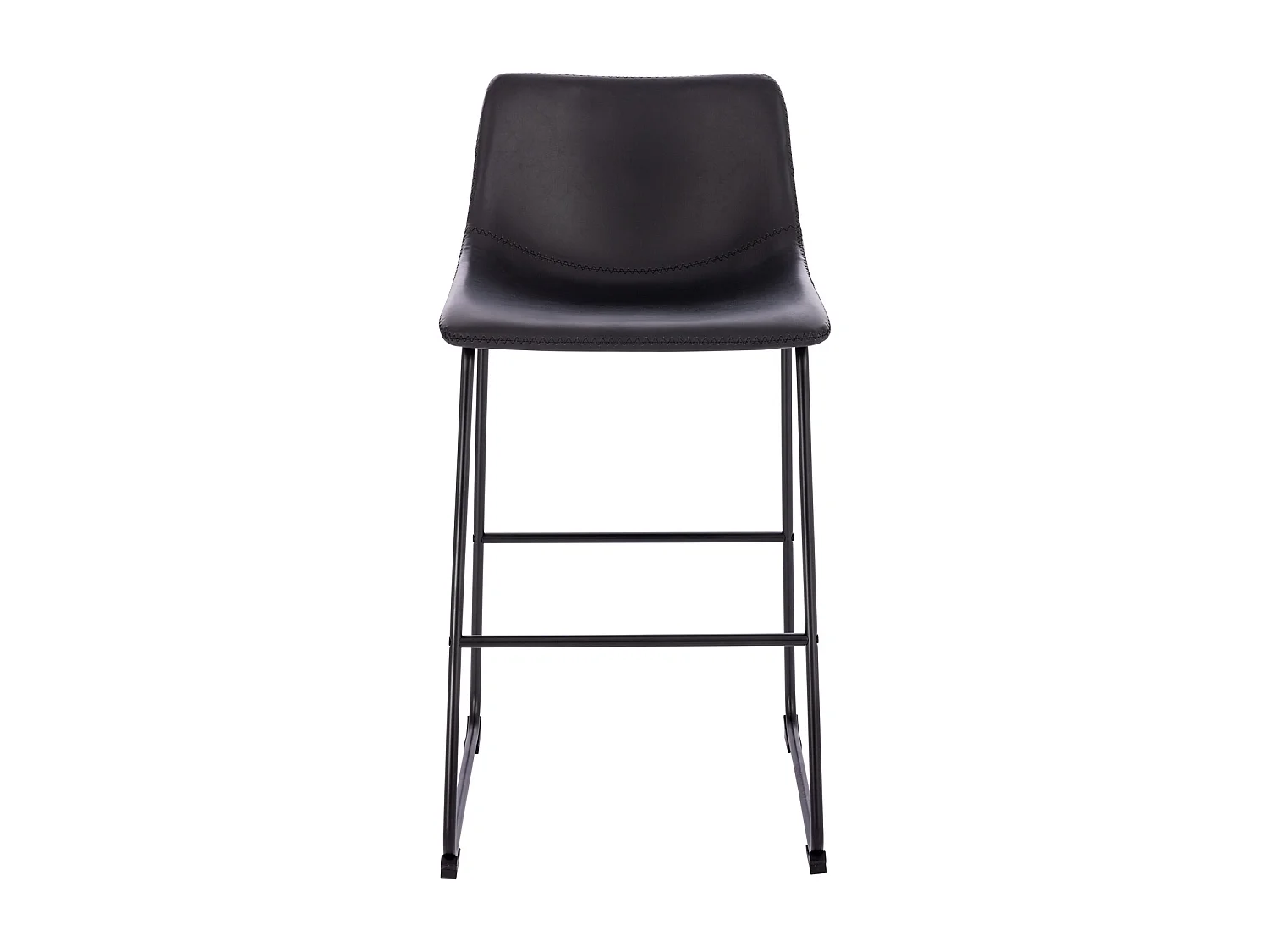 Set de 2 tabourets de bar en similicuir