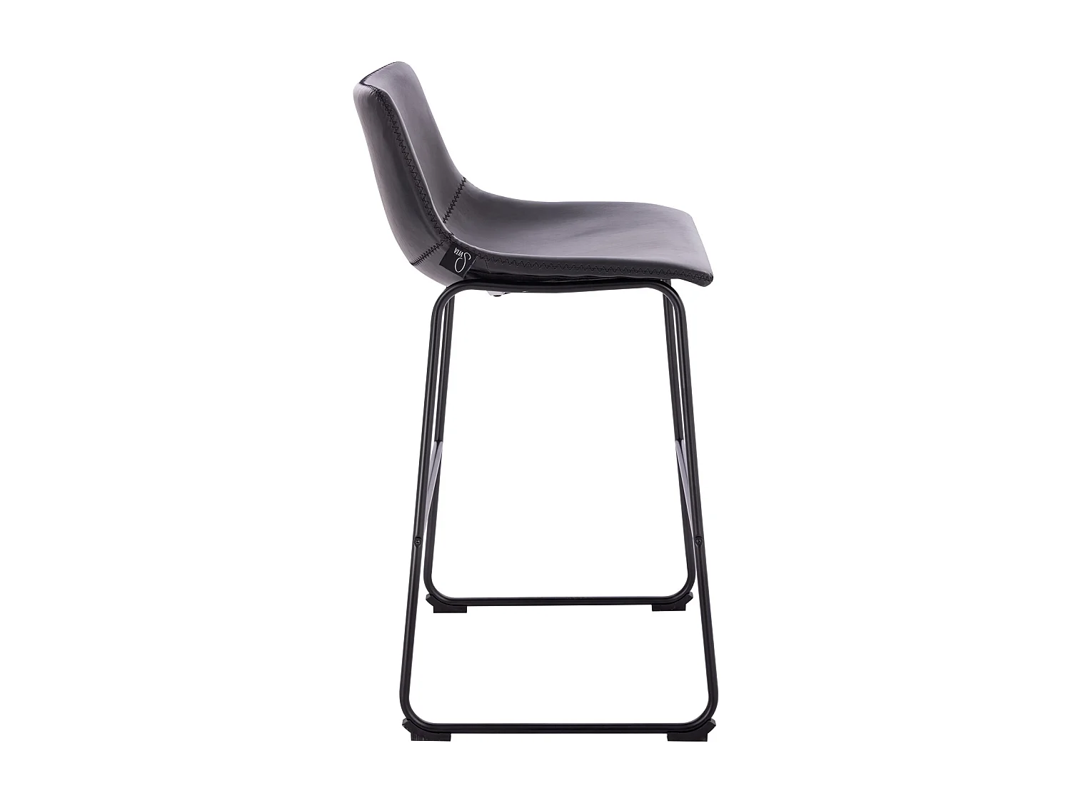 Set de 2 tabourets de bar en similicuir