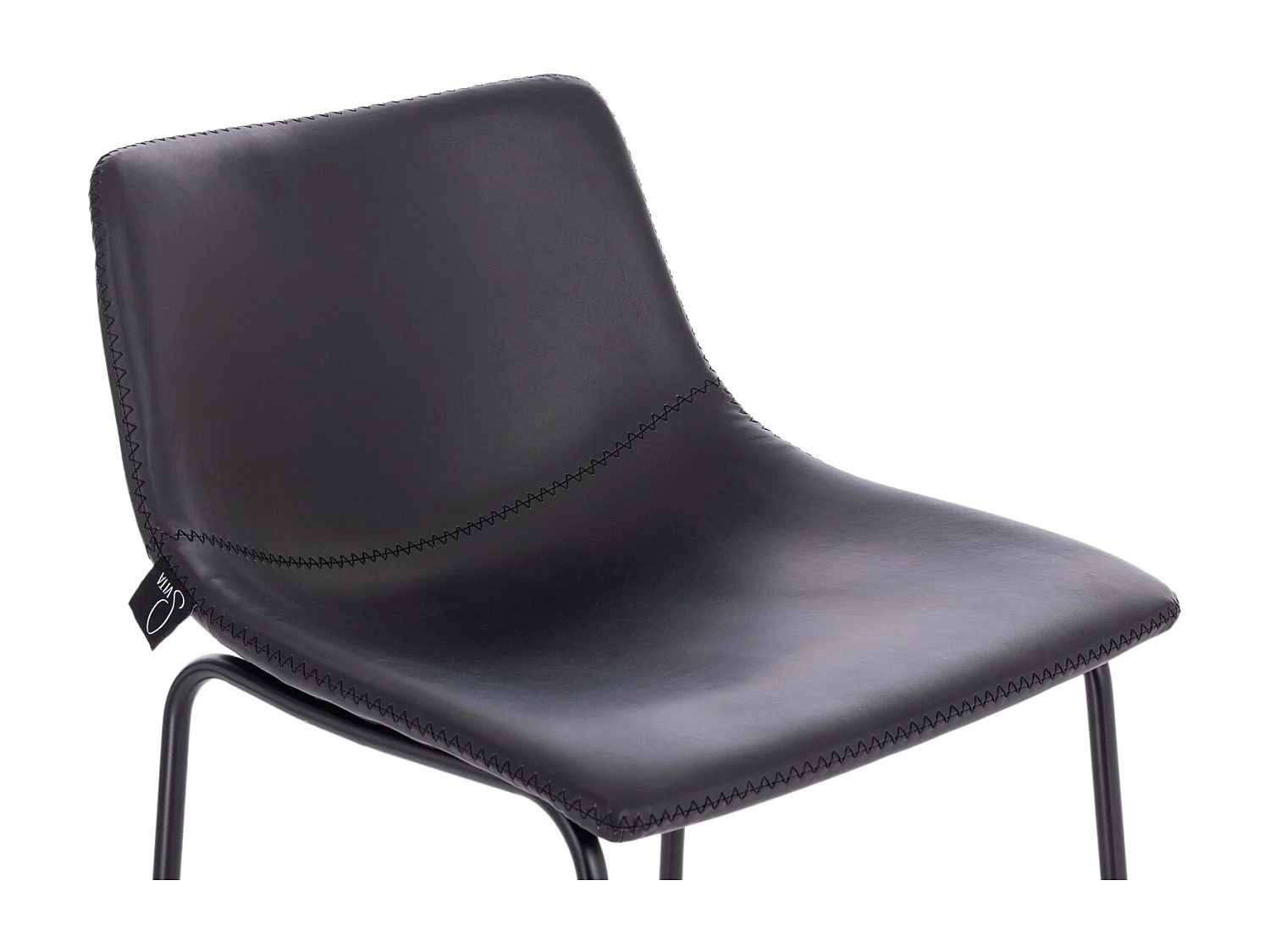 Set de 2 tabourets de bar en similicuir