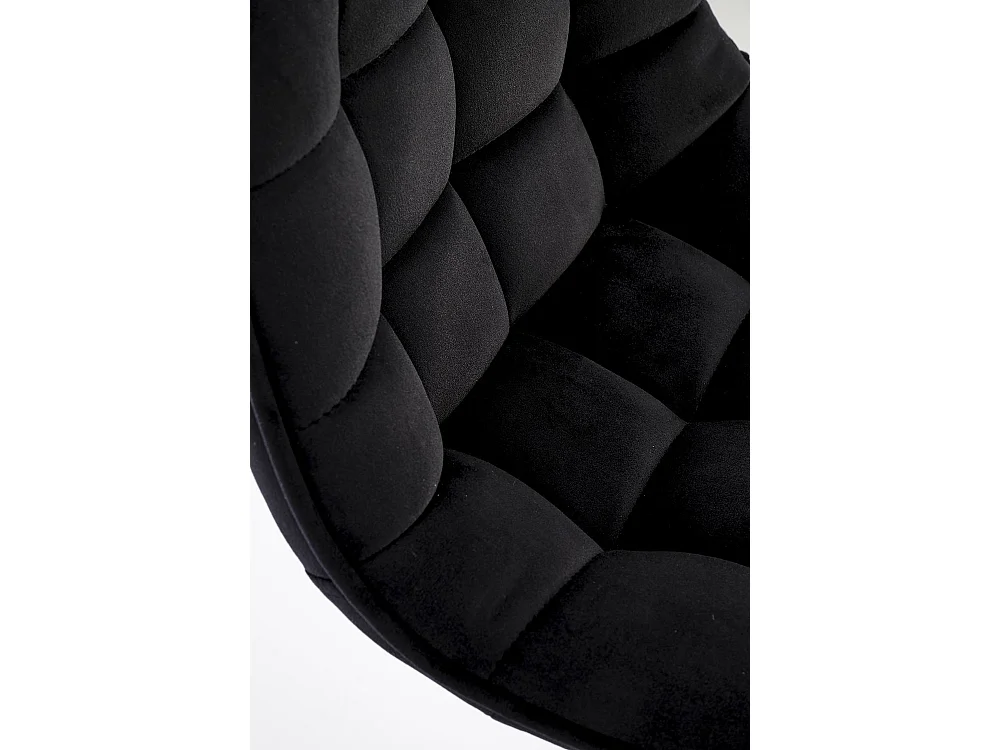 Sgabello da bar H120/Tessuto-Velluto/Nero