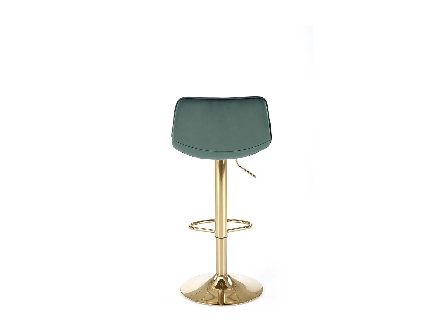Sgabello da bar H120/Tessuto-Velluto/Verde