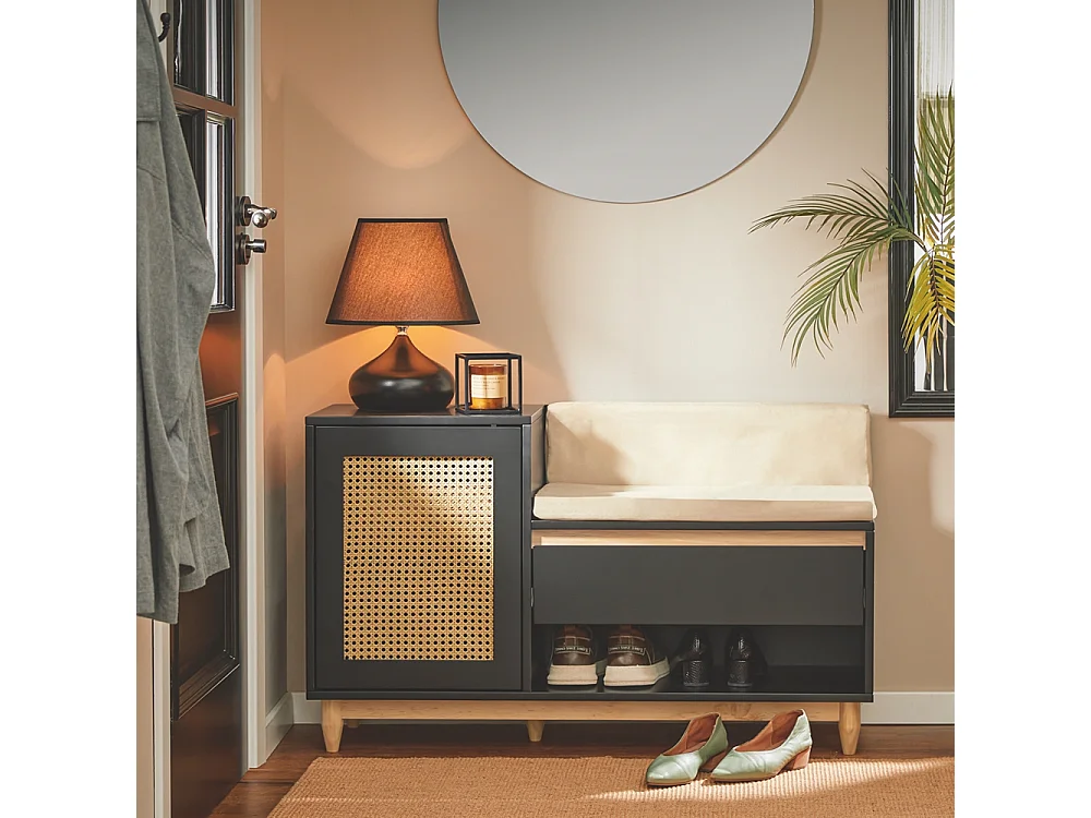 SoBuy Chaise de pêche pliante avec sac de transport, design ergonomique, camouflage, 45x43x74cm, max 113kg, FST96-TN