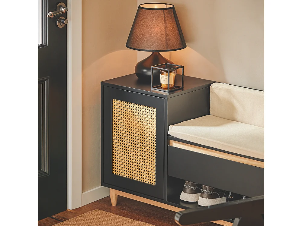 SoBuy Chaise de pêche pliante avec sac de transport, design ergonomique, camouflage, 45x43x74cm, max 113kg, FST96-TN