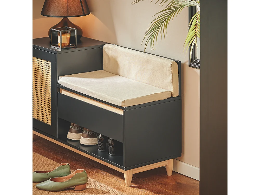 SoBuy Chaise de pêche pliante avec sac de transport, design ergonomique, camouflage, 45x43x74cm, max 113kg, FST96-TN