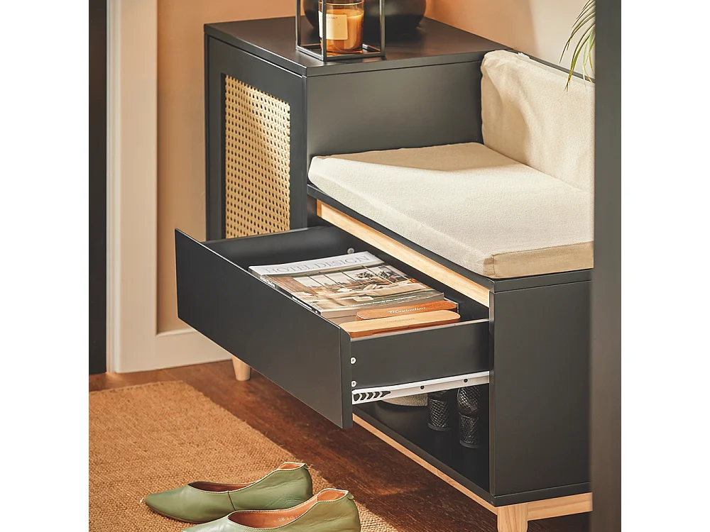 SoBuy Chaise de pêche pliante avec sac de transport, design ergonomique, camouflage, 45x43x74cm, max 113kg, FST96-TN