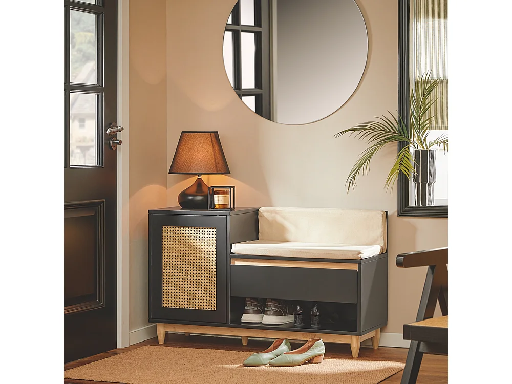 SoBuy Chaise de pêche pliante avec sac de transport, design ergonomique, camouflage, 45x43x74cm, max 113kg, FST96-TN