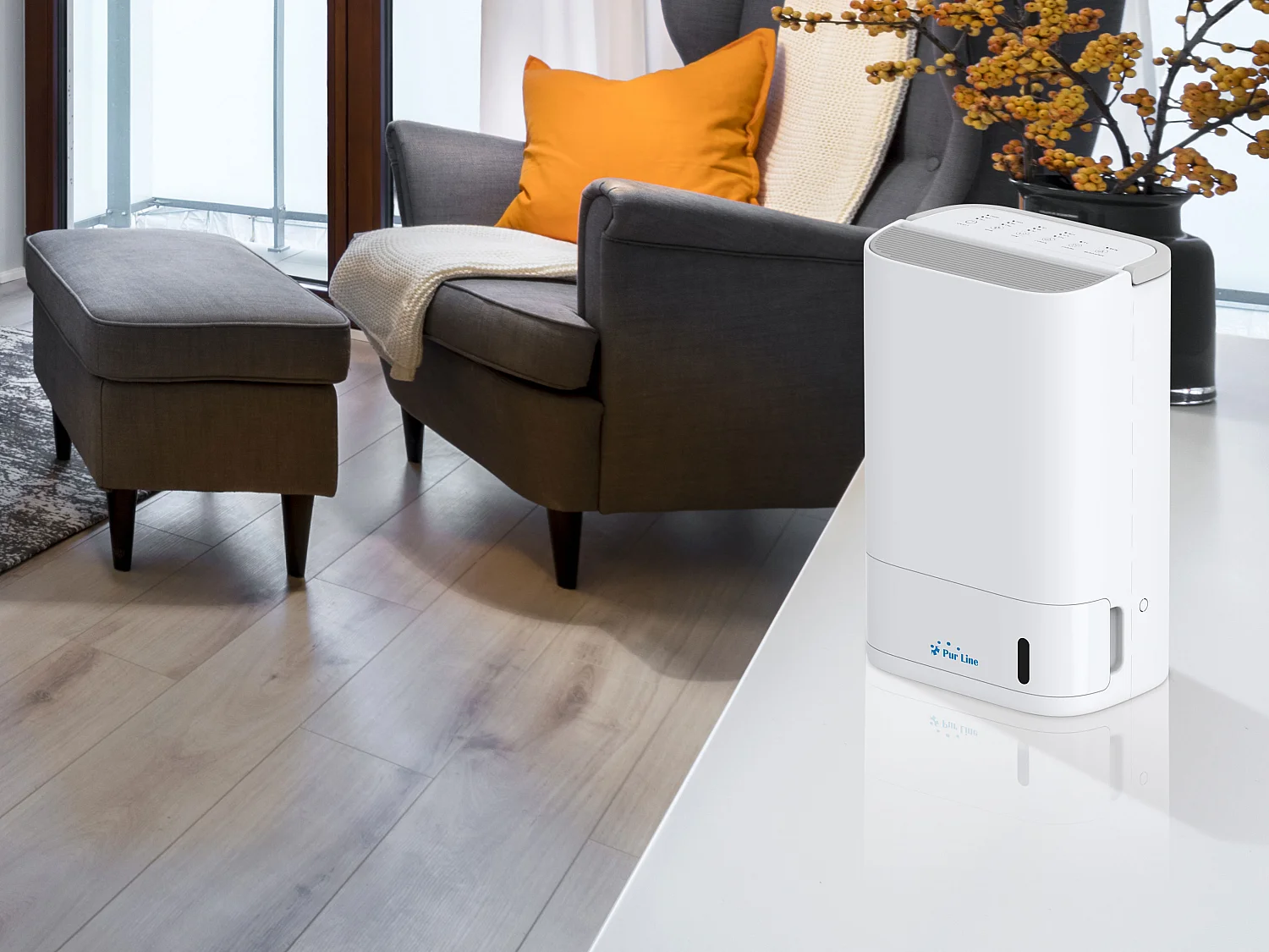 Déshumidificateur super silencieux de 650W pour des grandes surfaces