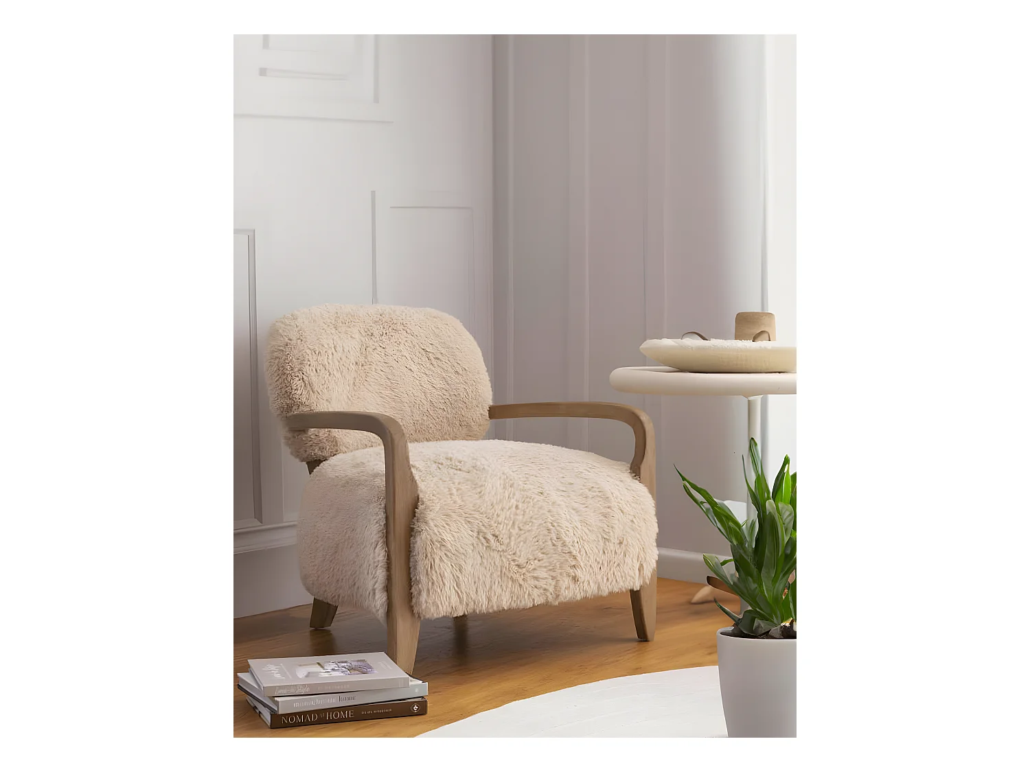 Anna - Fauteuil en bois massif