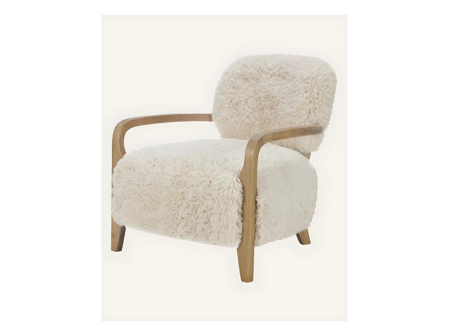 Anna - Fauteuil en bois massif