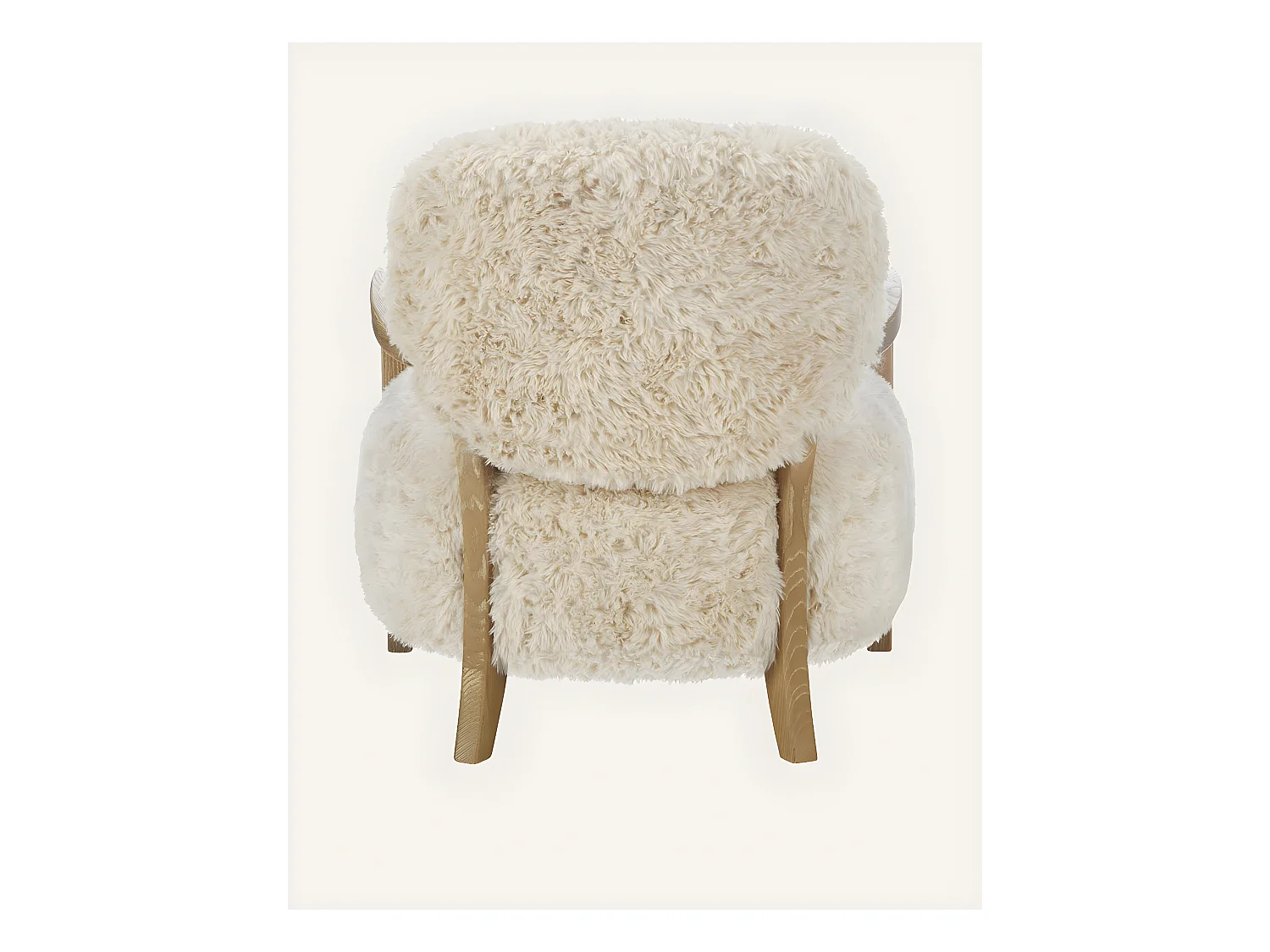 Anna - Fauteuil en bois massif