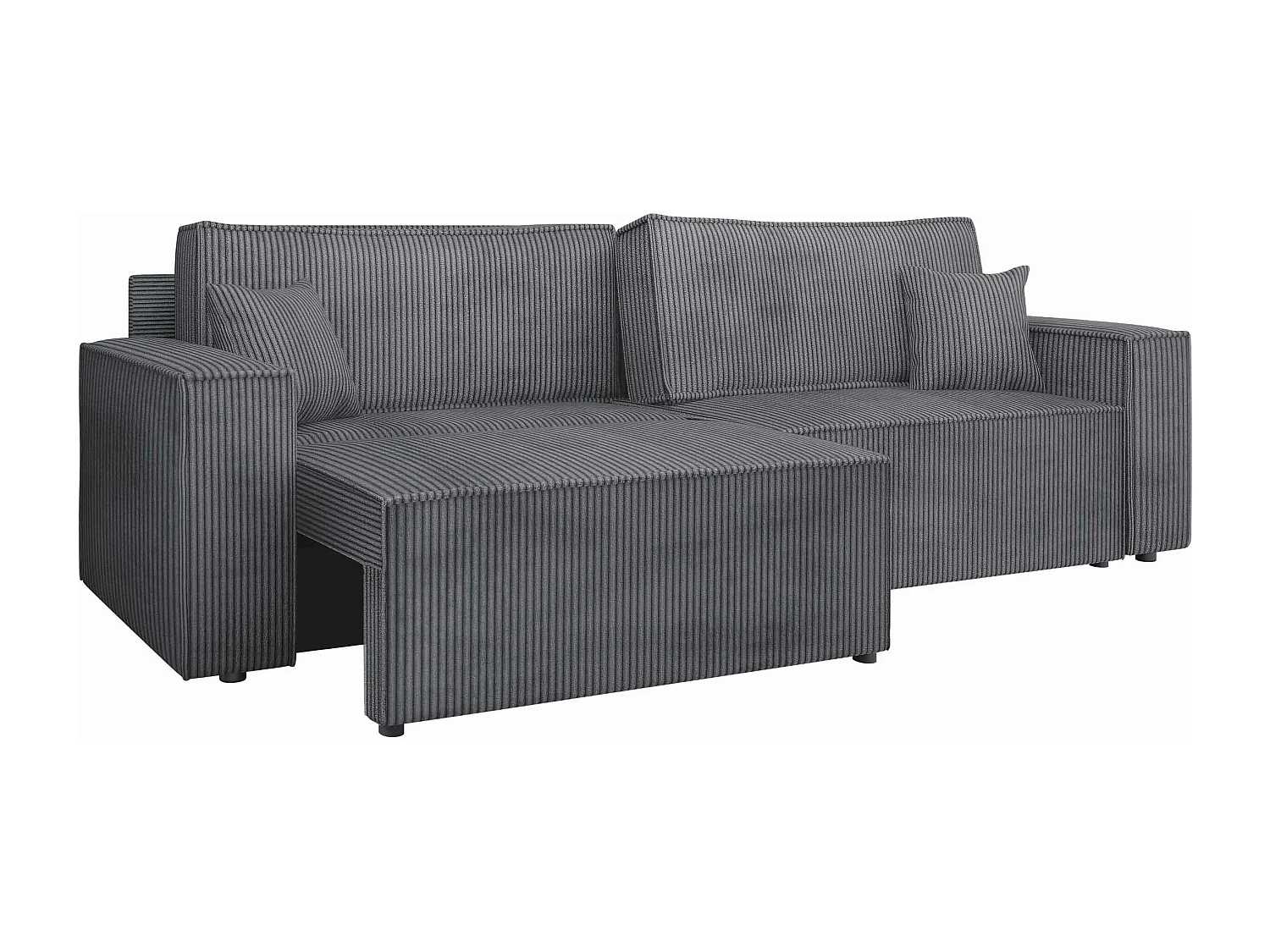 Sofá-cama Shelton 106, Almacenaje, 82x245x90cm