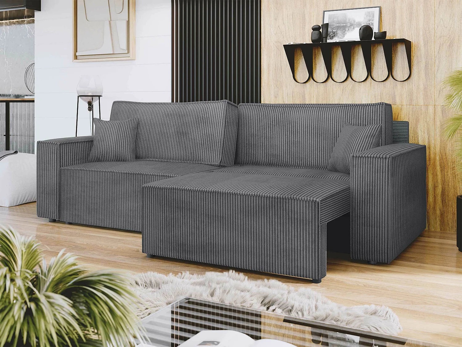 Canapé convertible Vespes I, Disponible, 82x245x90cm