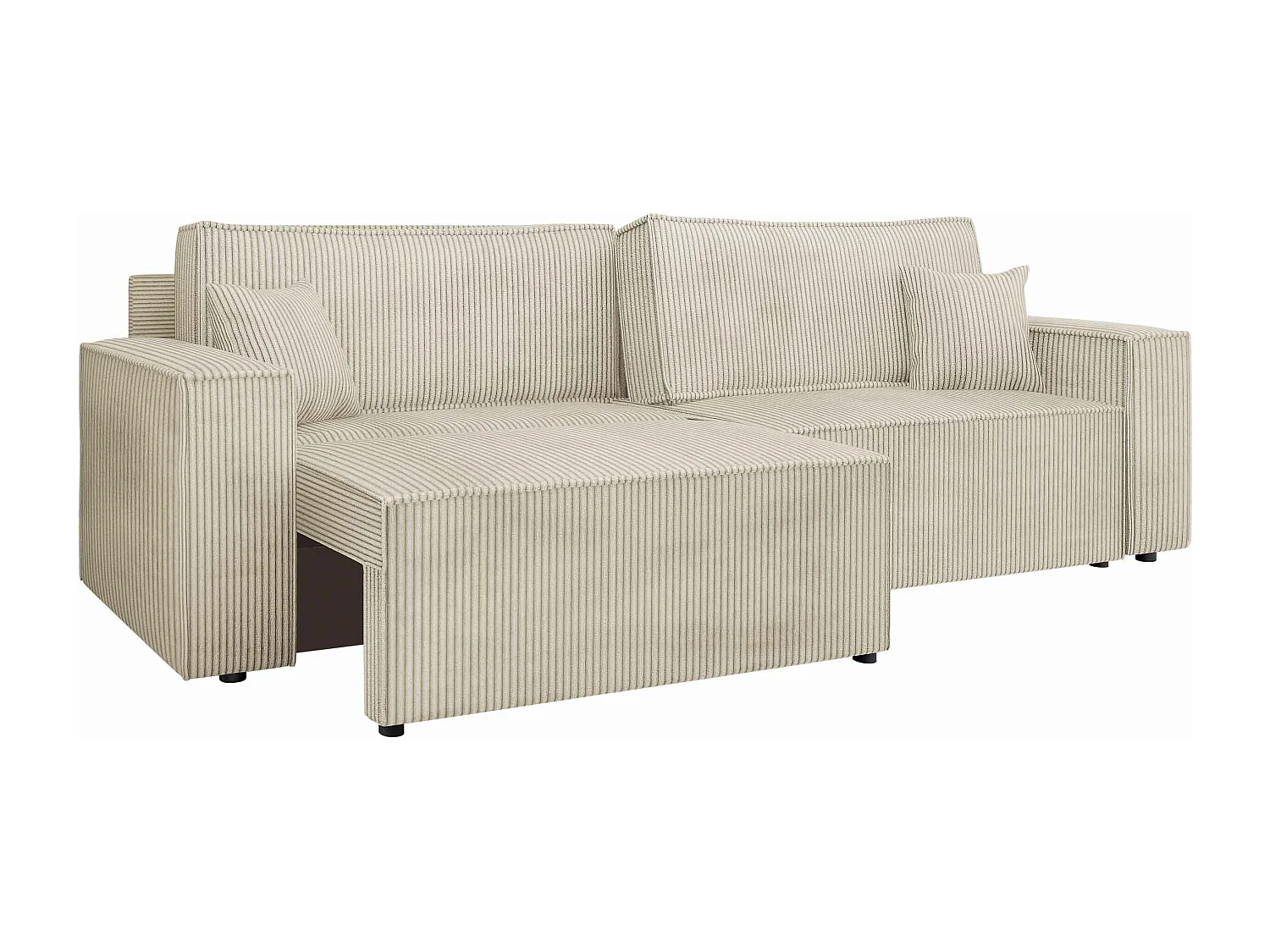 Sofá-cama Shelton 106, Almacenaje, 82x245x90cm