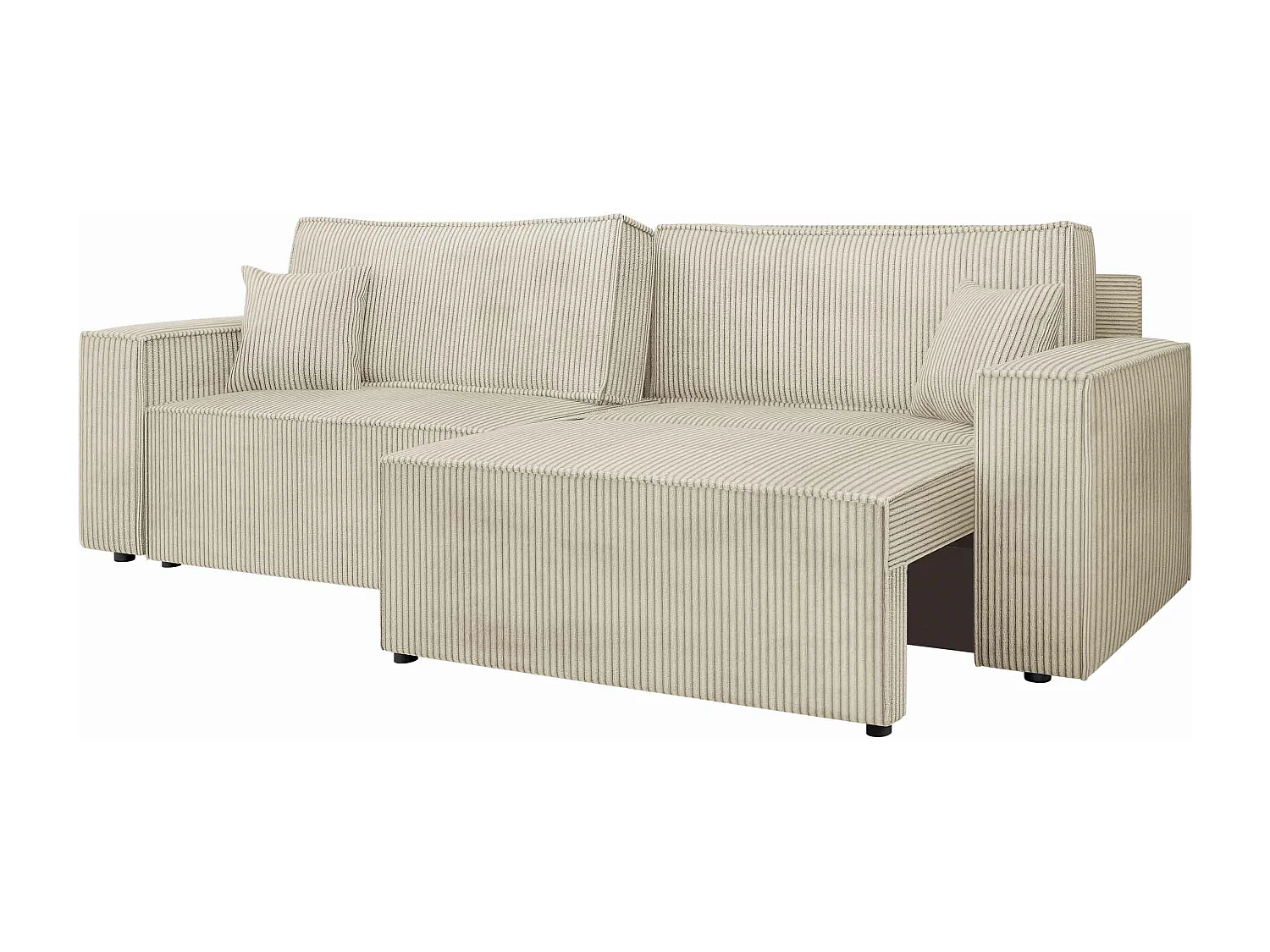 Sofá-cama Shelton 106, Almacenaje, 82x245x90cm