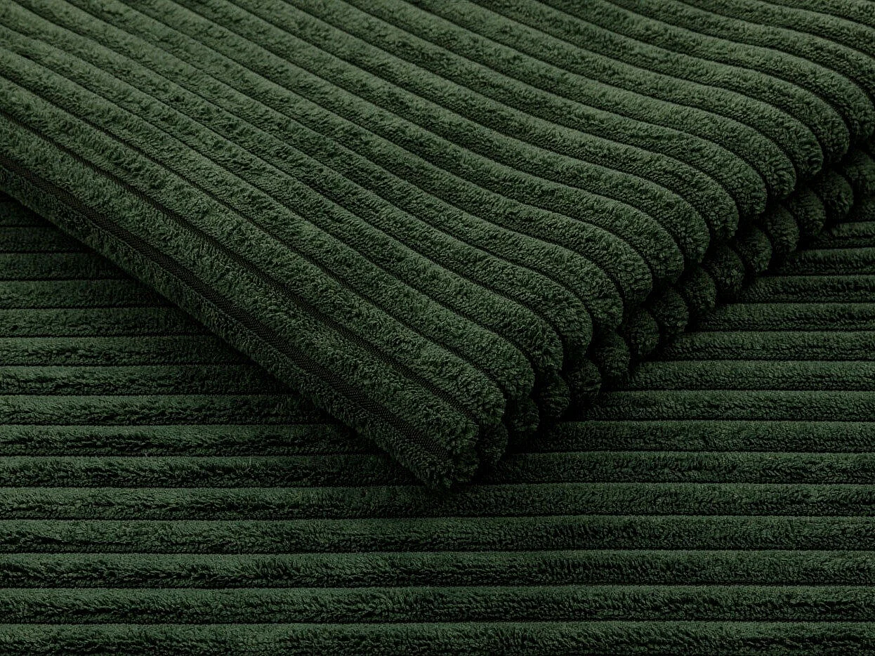 Canapé convertible 2 places en tissu vert SHELTON 82x245x90 cm