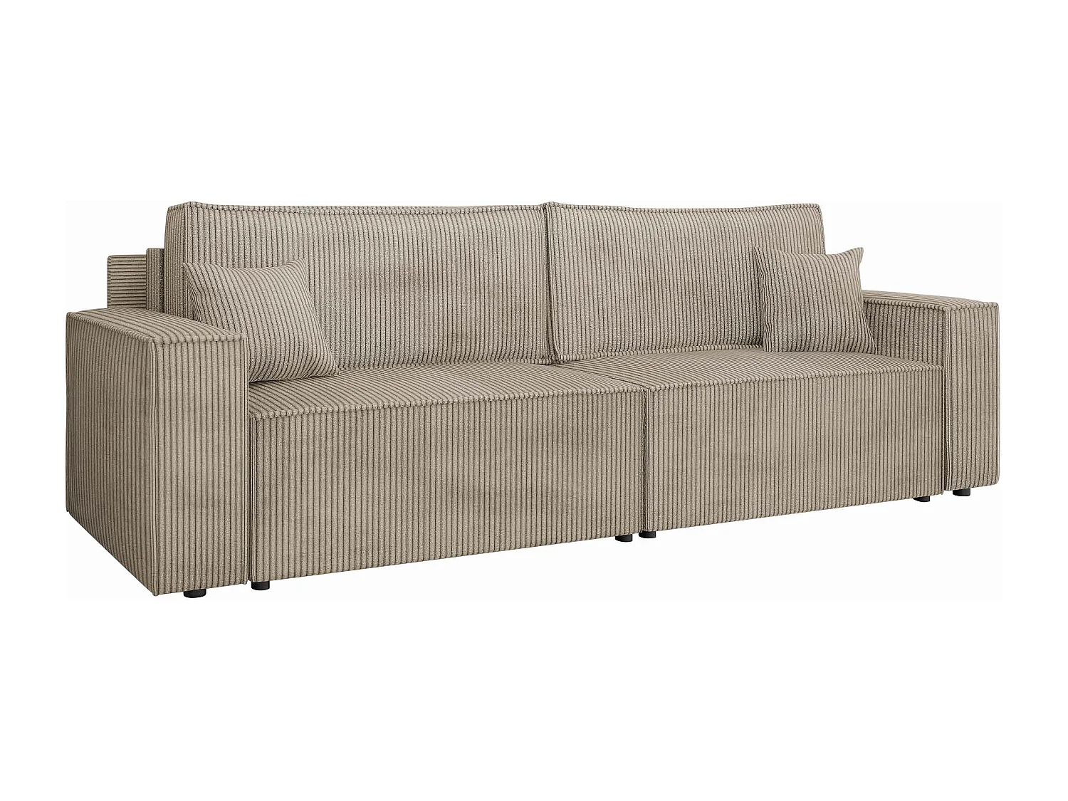 Canapé convertible Shelton 106, Boîte de literie, 82x245x90cm