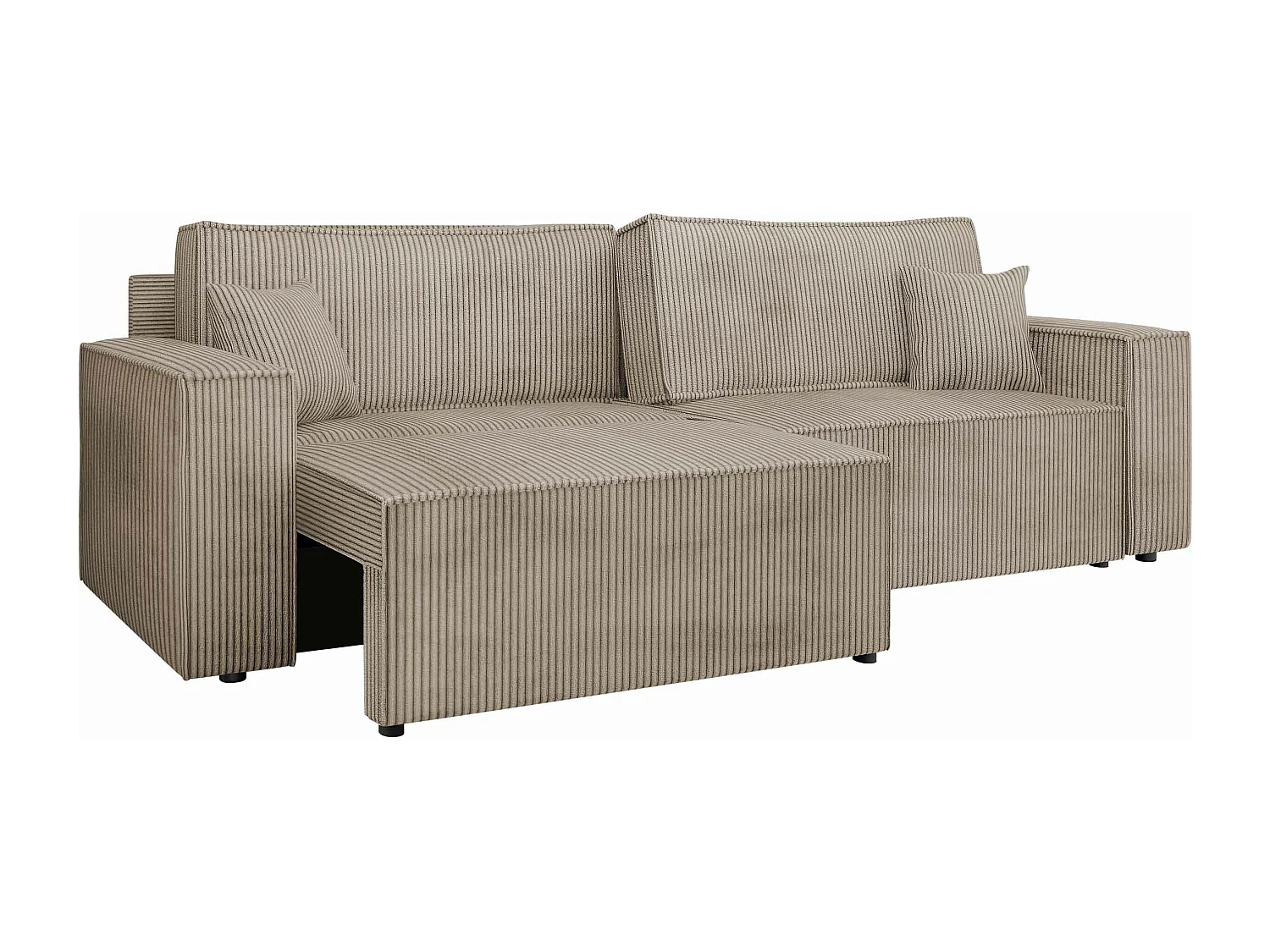 Canapé convertible Shelton 106, Boîte de literie, 82x245x90cm