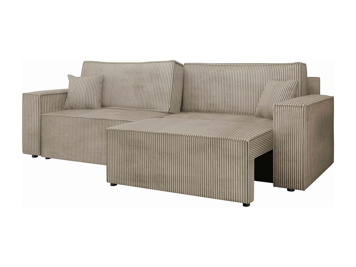 Canapé convertible Shelton 106, Boîte de literie, 82x245x90cm