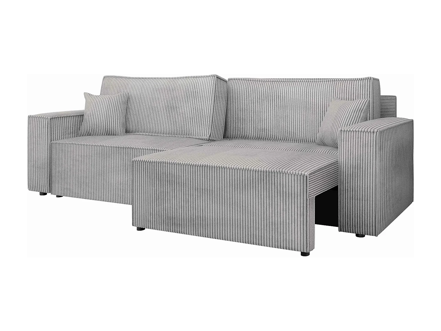 Sofá-cama Shelton 106, Almacenaje, 82x245x90cm