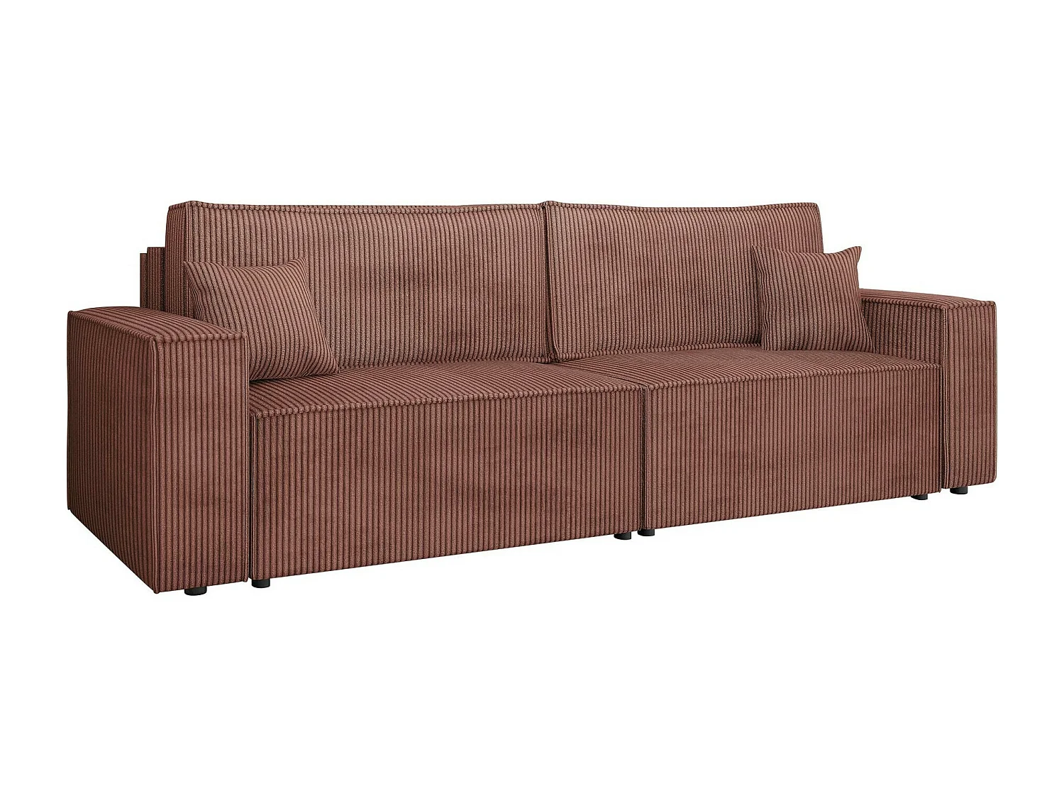 Canapé convertible Shelton 106, Boîte de literie, 82x245x90cm