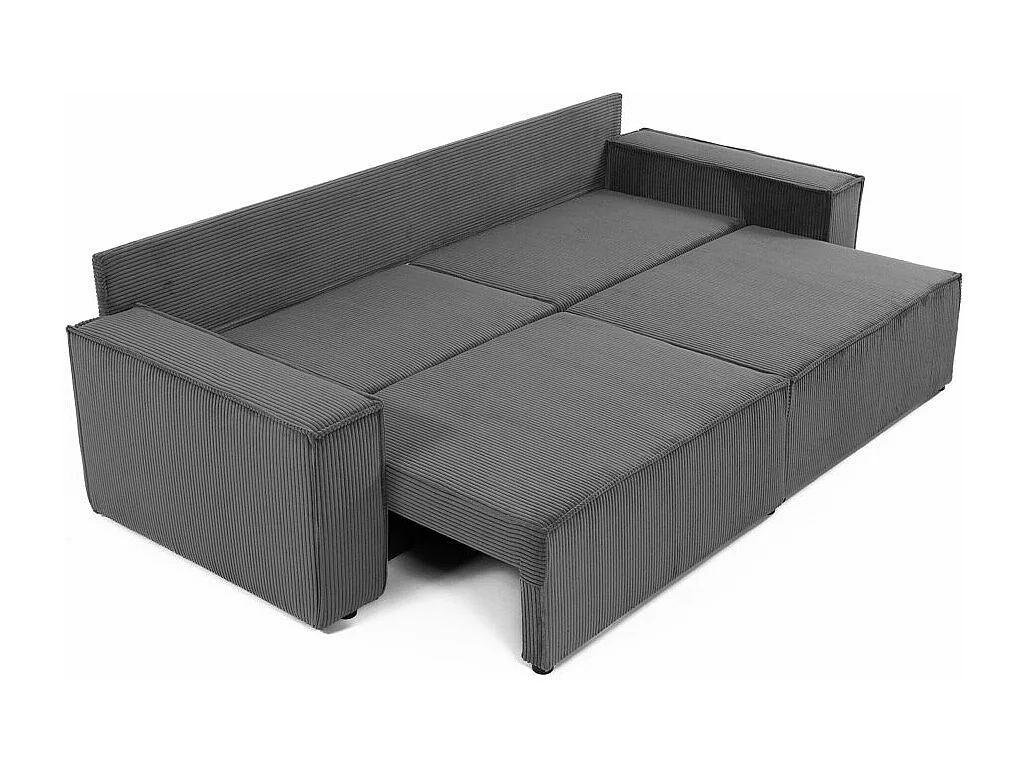 Canapé convertible Shelton 106, Boîte de literie, 82x245x90cm