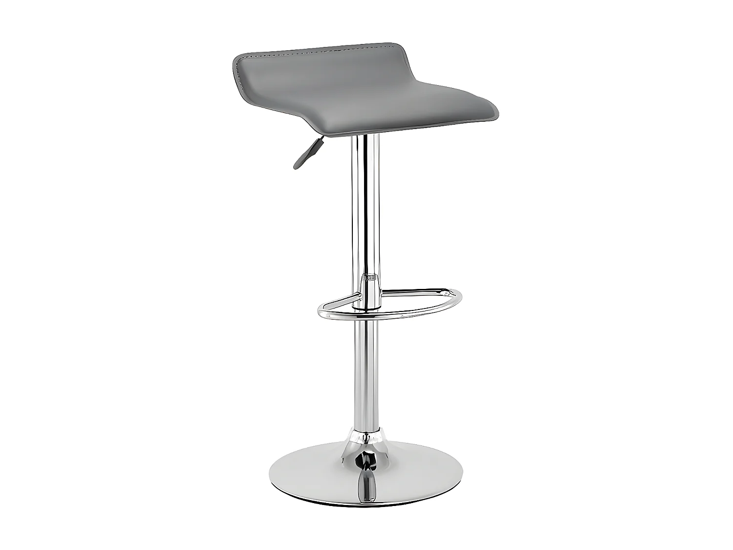 Sgabello da bar Vief/Similpelle/Grigio