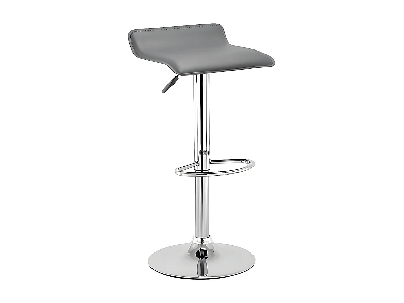 Chaise de bar Vief/Similicuir/Gris