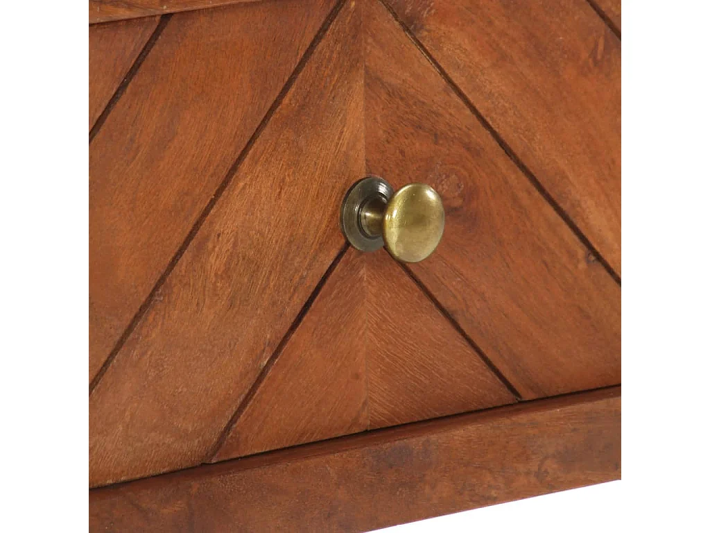 Comodino 40x40x50 cm in Legno Massello di Acacia