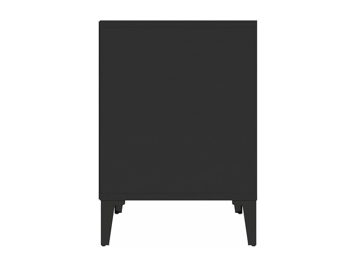 Comodini 2 pz Nero 40x35x50 cm