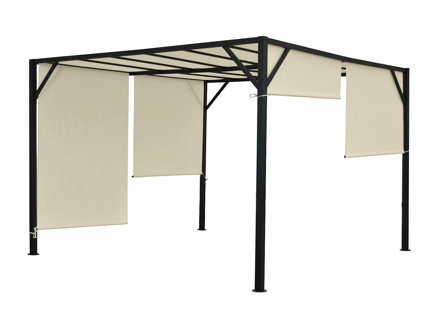 Ersatzbezug Dach für Pergola Beja, Creme