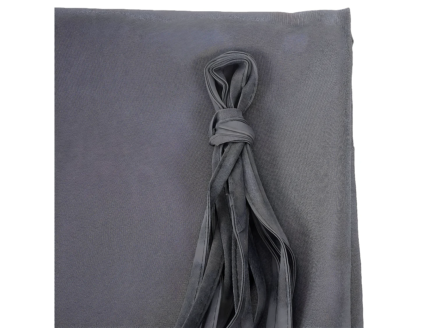 Teli di ricambio copertura tetto per gazebo Baia poliestere 4x4m grigio