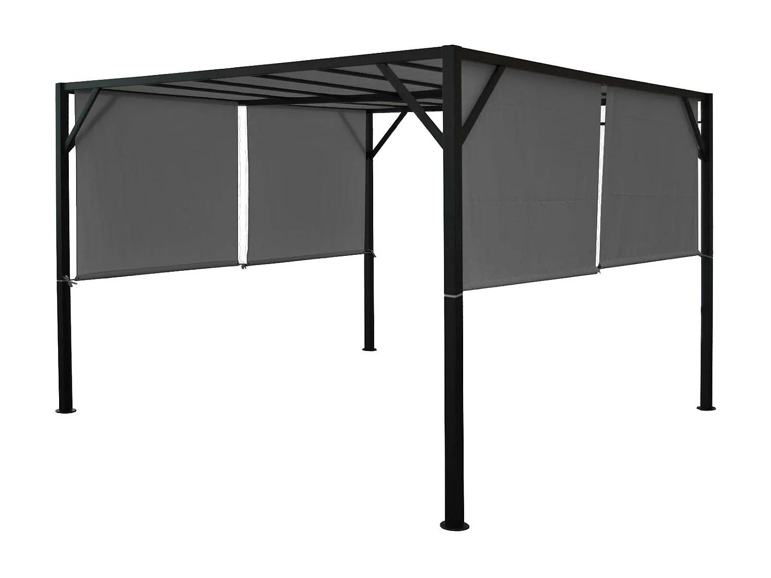 Vervangende bekleding dak voor pergola Beja,  grijs