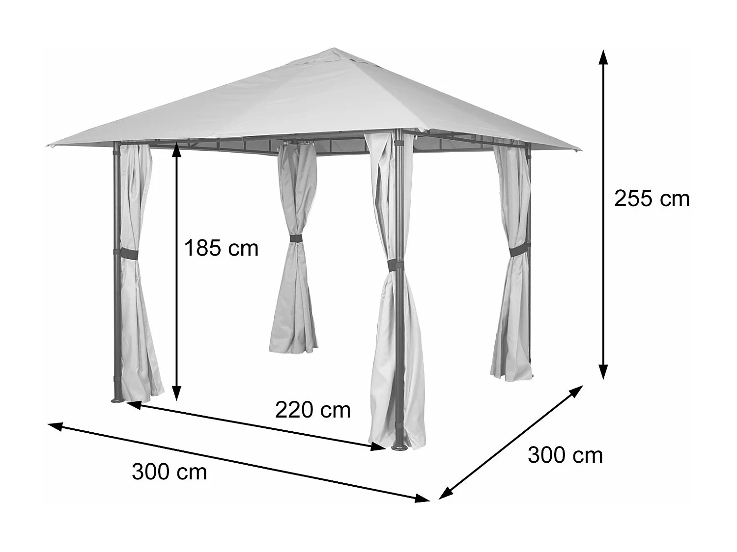 Pergola MCW-J63,  kremowo-beżowy