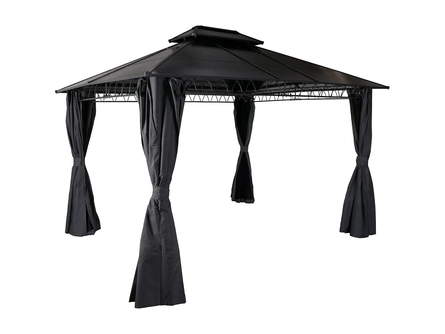 Hardtop pergola MCW-M81,  grijs