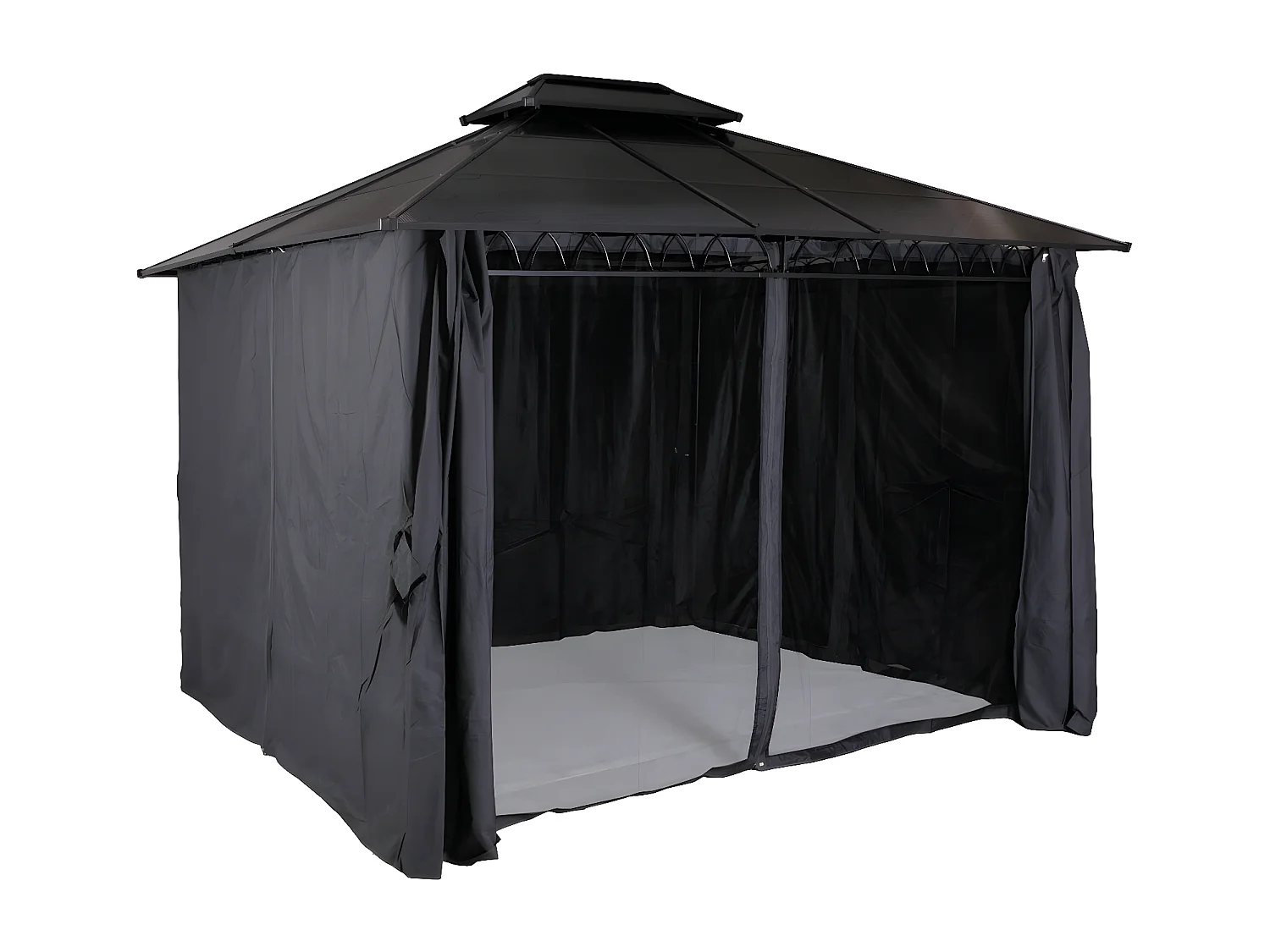 Hardtop pergola MCW-M81,  grijs