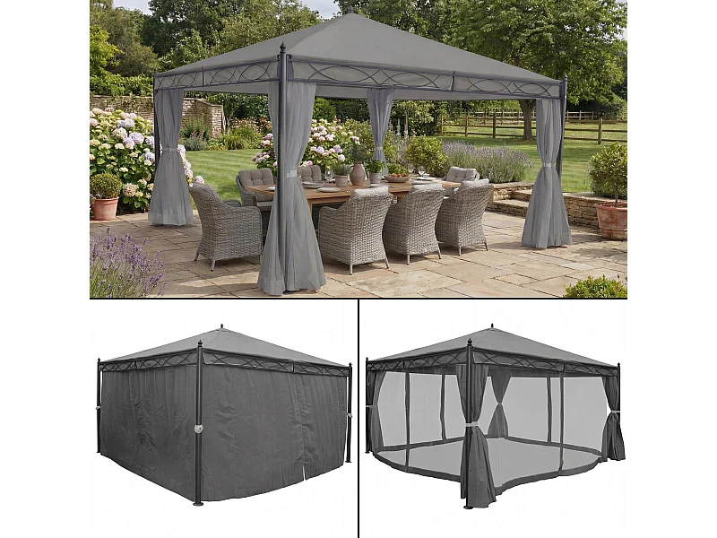 Pergola Calpe I,  szary 4x4m