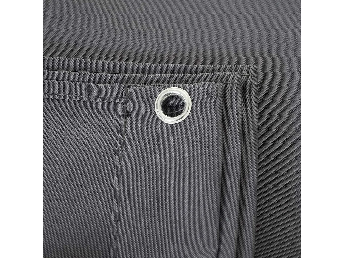 Gazebo pergola regolabile baldacchino moderno elegante giardino patio Baia acciaio poliestere ~ 3x3m grigio