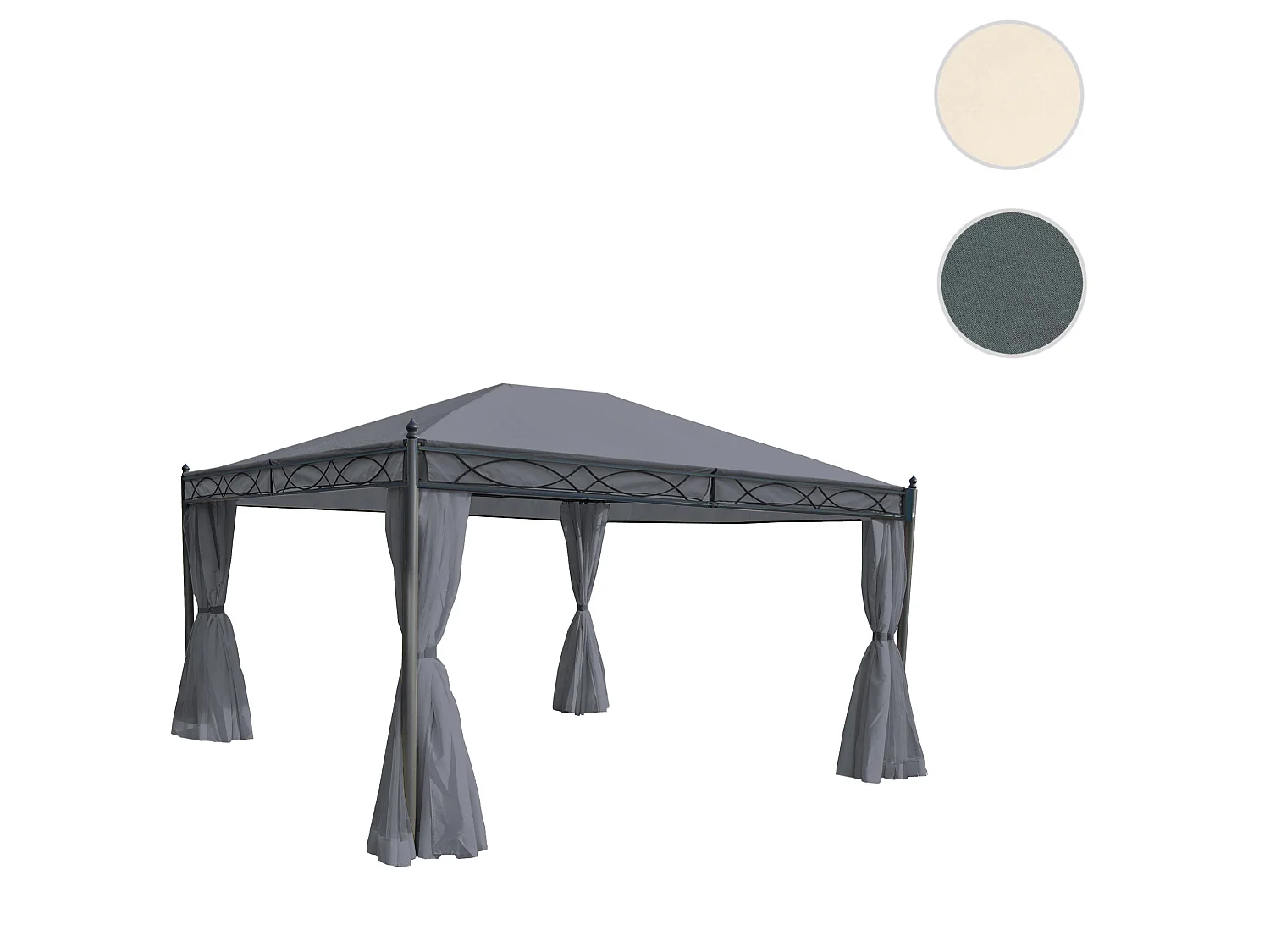 Pergola Calpe I,  grå 4x3 m