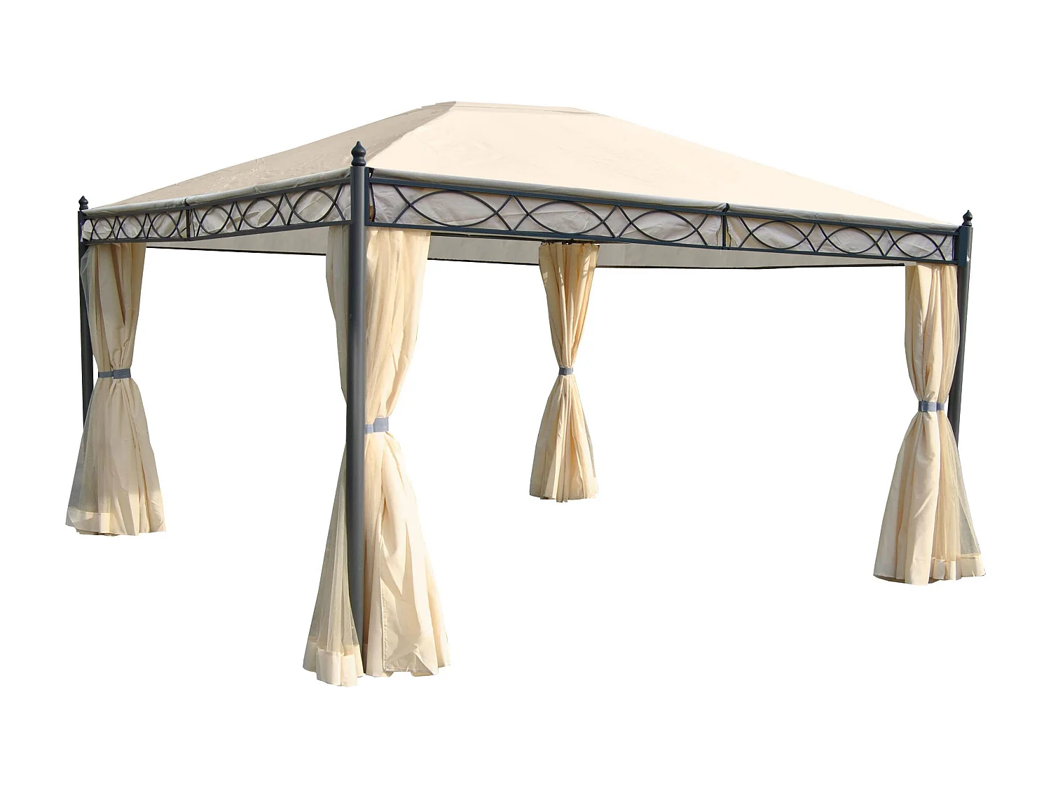 Pergola Calpe I,  cremefarvet 4x3 m