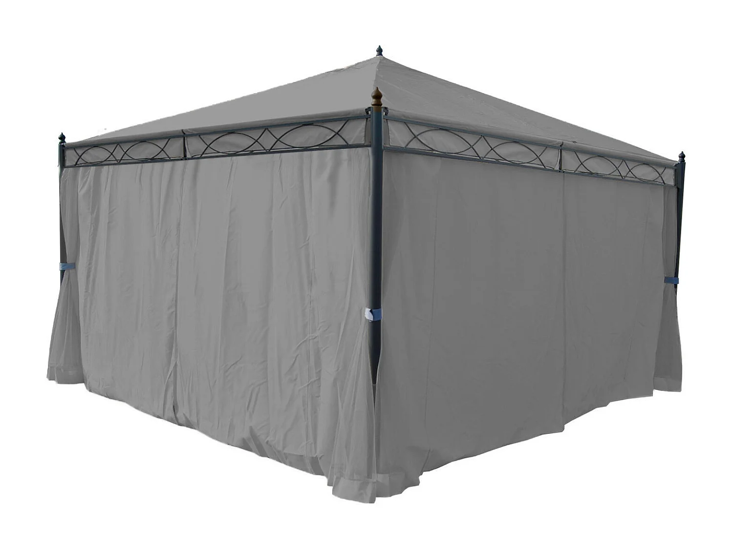 Pergola Calpe III,  lichtgrijs 4x4m